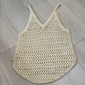 NWOT Free People Beach Crochet Knit Tank Top SZ XS